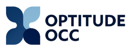 Optitude OCC icon – abstract Psi-inspired leaf symbol representing career clarity and psychological insight